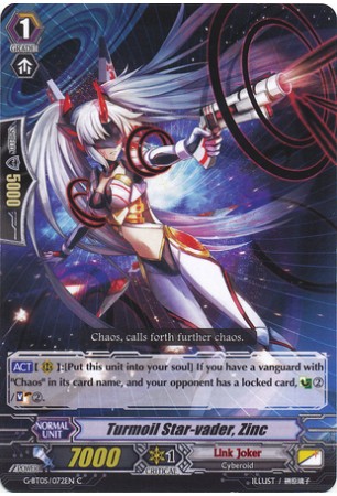 Turmoil Star-vader, Zinc - G-BT05/072EN - C