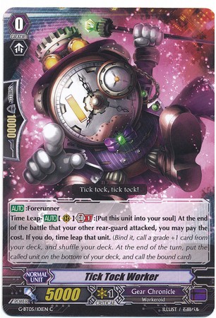 Tick Tock Worker - G-BT05/101EN - C