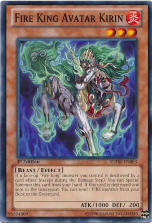 Fire King Avatar Kirin - SDOK-EN003 - Common