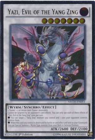 Yazi, Evil of the Yang Zing - NECH-EN051 - Secret Rare