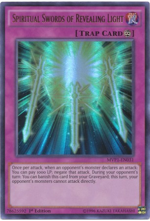 Spiritual Swords of Revealing Light - MVP1-EN031 - Ultra Rare