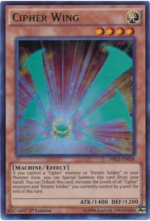 Cipher Wing - DRL3-EN028 - Ultra Rare