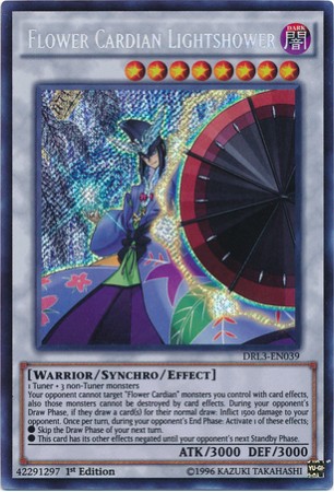 Flower Cardian Lightshower - DRL3-EN039 - Secret Rare