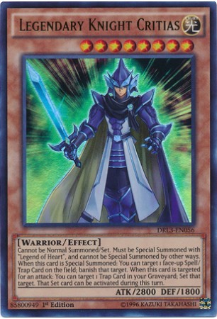 Legendary Knight Critias - DRL3-EN056 - Ultra Rare