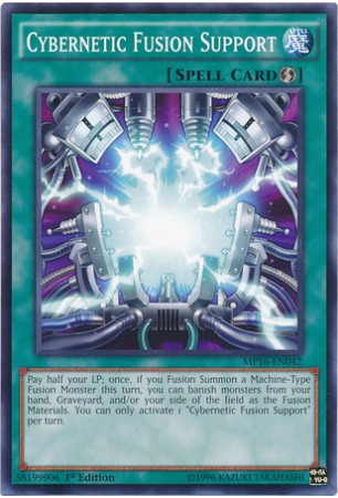 Cybernetic Fusion Support - MP16-EN042 - Common