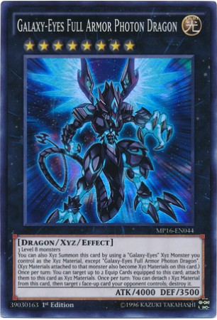 Galaxy-Eyes Full Armor Photon Dragon - MP16-EN044 - Super Rare