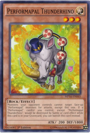 Performapal Thunderhino - MP16-EN045 - Common