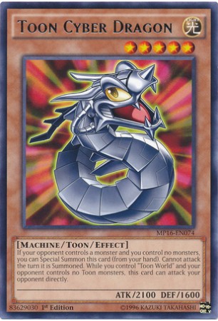 Toon Cyber Dragon - MP16-EN074 - Rare