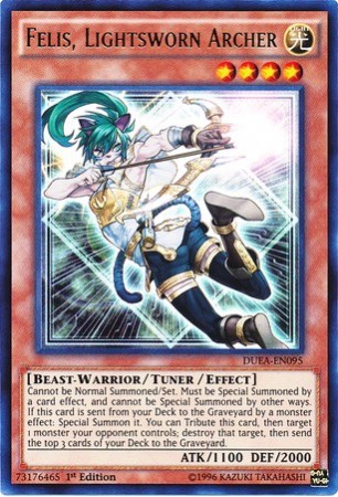 Felis, Lightsworn Archer - DUEA-EN095 - Ultra Rare