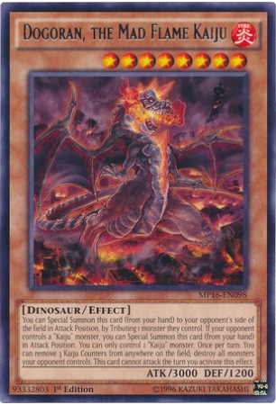 Dogoran, the Mad Flame Kaiju - MP16-EN098 - Rare