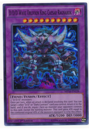 D/D/D Wave Oblivion King Caesar Ragnarok - MP16-EN138 - Super Rare