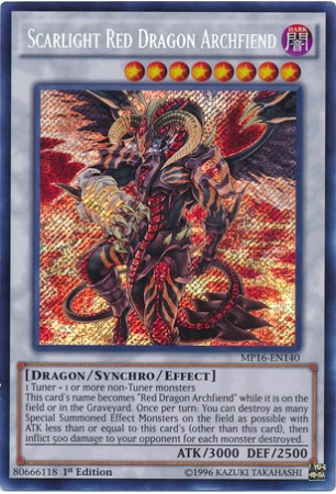 Scarlight Red Dragon Archfiend - MP16-EN140 - Secret Rare