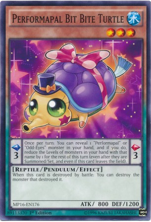 Performapal Bit Bite Turtle - MP16-EN176 - Common