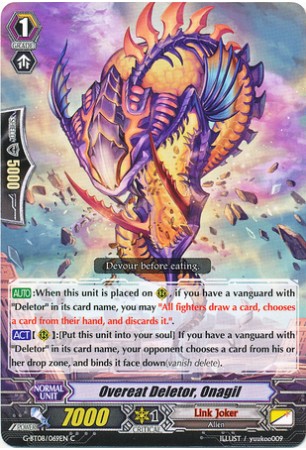 Overeat Deletor, Onagil - G-BT08/069EN - C