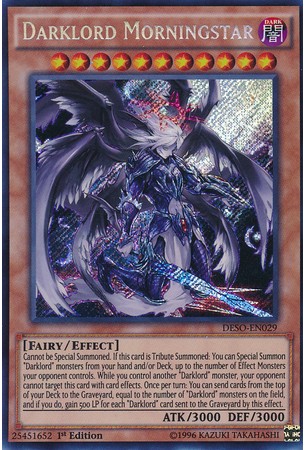 Darklord Morningstar - DESO-EN029 - Secret Rare