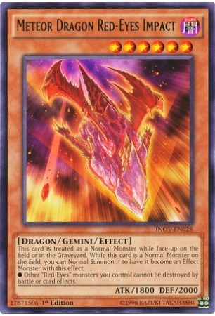 Meteor Dragon Red-Eyes Impact - INOV-EN028 - Rare