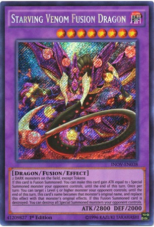 Starving Venom Fusion Dragon - INOV-EN038 - Secret Rare