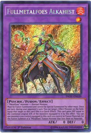 Fullmetalfoes Alkahest - INOV-EN039 - Secret Rare