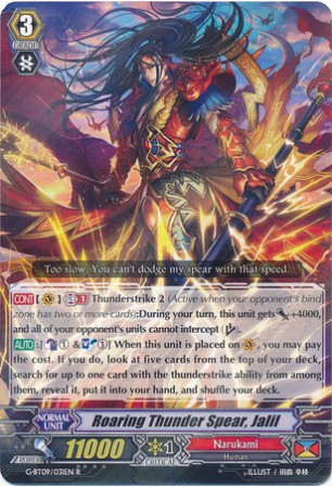 Roaring Thunder Spear, Jalil - G-BT09/031EN - R