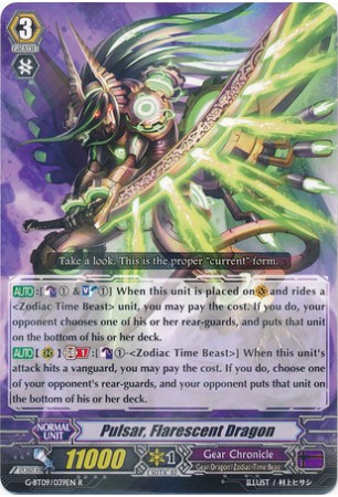 Pulsar, Flarescent Dragon - G-BT09/039EN - R