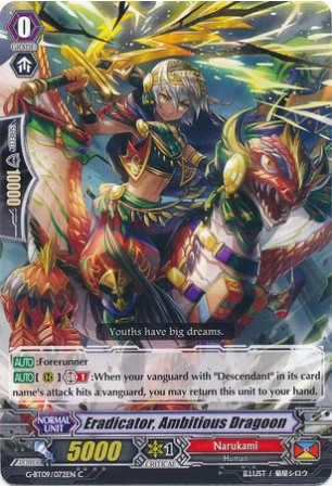 Eradicator, Ambitious Dragoon - G-BT09/072EN - C