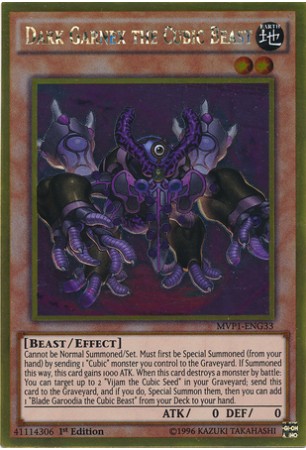 Dark Garnex the Cubic Beast - MVP1-ENG33 - Gold Rare