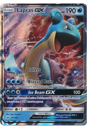 Lapras-GX - SM01/035 - Ultra Rare