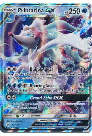 Primarina-GX - SM01/042 - Ultra Rare