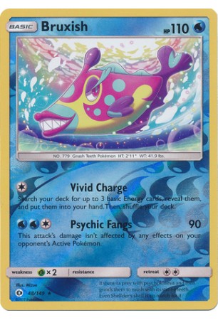 Bruxish - SM01/048 - Rare (Reverse Holo)