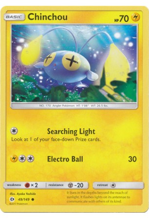 Chinchou - SM01/049 - Common