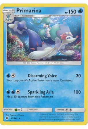 Primarina - SM01/041 - Rare