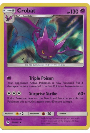 Crobat - SM01/056 - Rare Holo