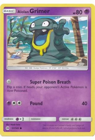 Alolan Grimer - SM01/057 - Common