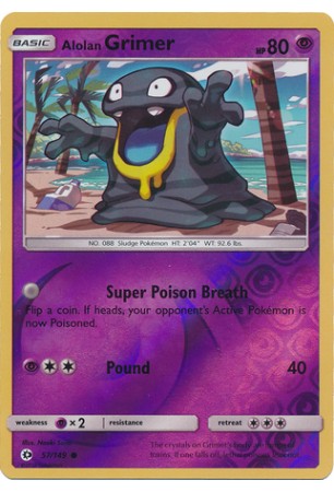 Alolan Grimer - SM01/057 - Common (Reverse Holo)