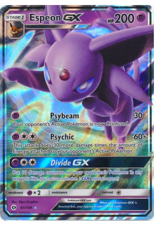 Espeon-GX - SM01/061 - Ultra Rare