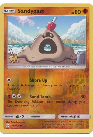 Sandygast - SM01/074 - Common (Reverse Holo)