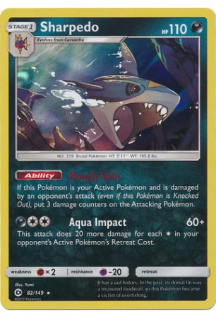 Sharpedo - SM01/082 - Rare Holo