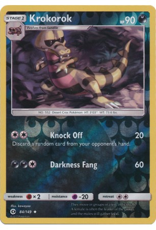 Krokorok - SM01/084 - Uncommon (Reverse Holo)