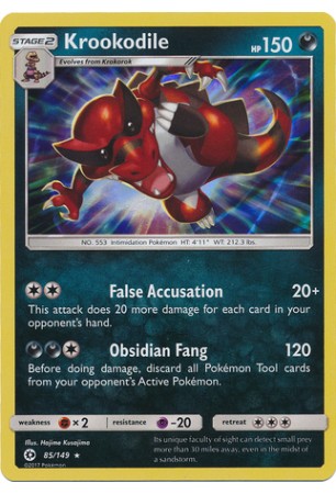 Krookodile - SM01/085 - Rare Holo