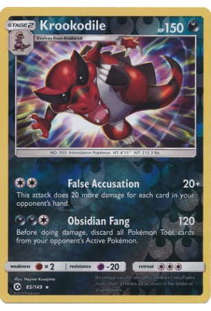 Krookodile - SM01/085 - Rare Holo (Reverse Holo)