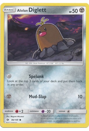 Alolan Diglett - SM01/086 - Common