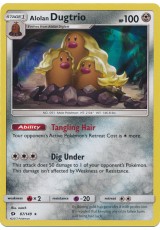 Alolan Dugtrio - SM01/087 - Rare Holo