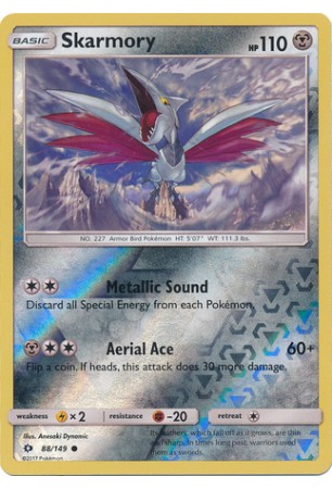 Skarmory - SM01/088 - Common (Reverse Holo)