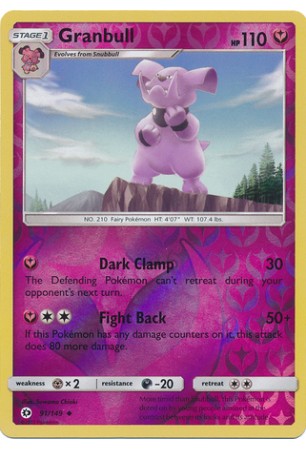 Granbull - SM01/091 - Uncommon (Reverse Holo)