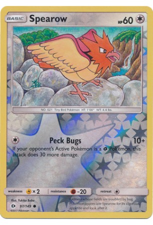 Spearow - SM01/097 - Common (Reverse Holo)