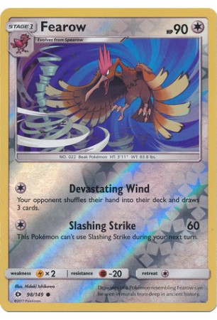 Fearow - SM01/098 - Common (Reverse Holo)