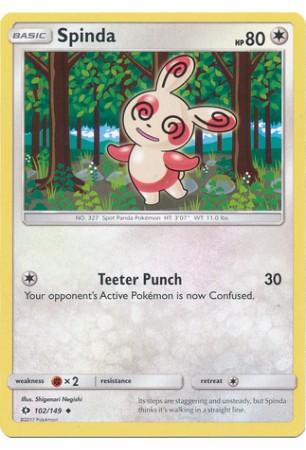 Spinda - SM01/102 - Uncommon