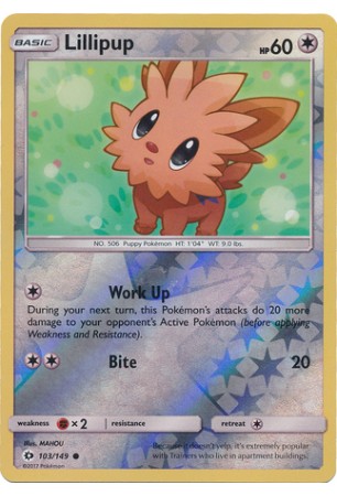 Lillipup - SM01/103 - Common (Reverse Holo)