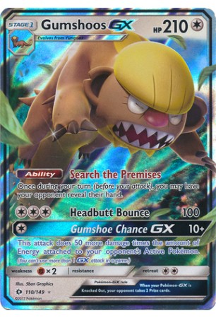 Gumshoos-GX - SM01/110 - Ultra Rare