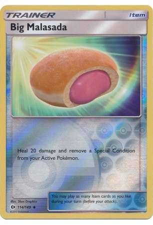 Big Malasada - SM01/114 - Uncommon (Reverse Holo)